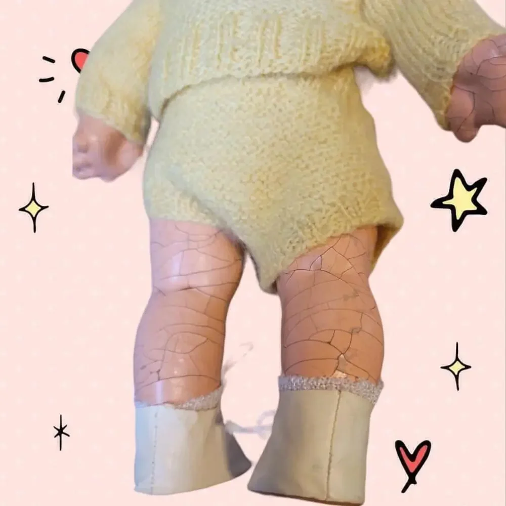 1930s Rose Oneil Kewpie, 12.5-inch Composition Doll Vintage